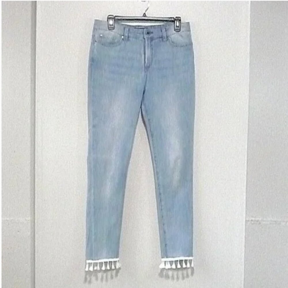 IVANKA TRUMP SCULPTING ANKLE JEANS SIZE 10